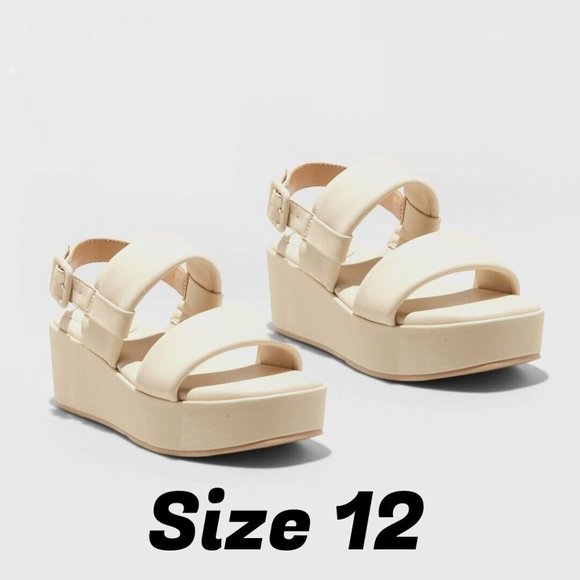 a new day | Shoes | Womens A New Day Esperanza Wide Width Wedge Heels Size  2 Ultimate Comfort | Poshmark